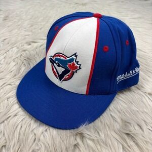 Mitchell & Ness Men's 7 3/8 Toronto Blue Jays Fitted Baseball Hat Cooperson MLB